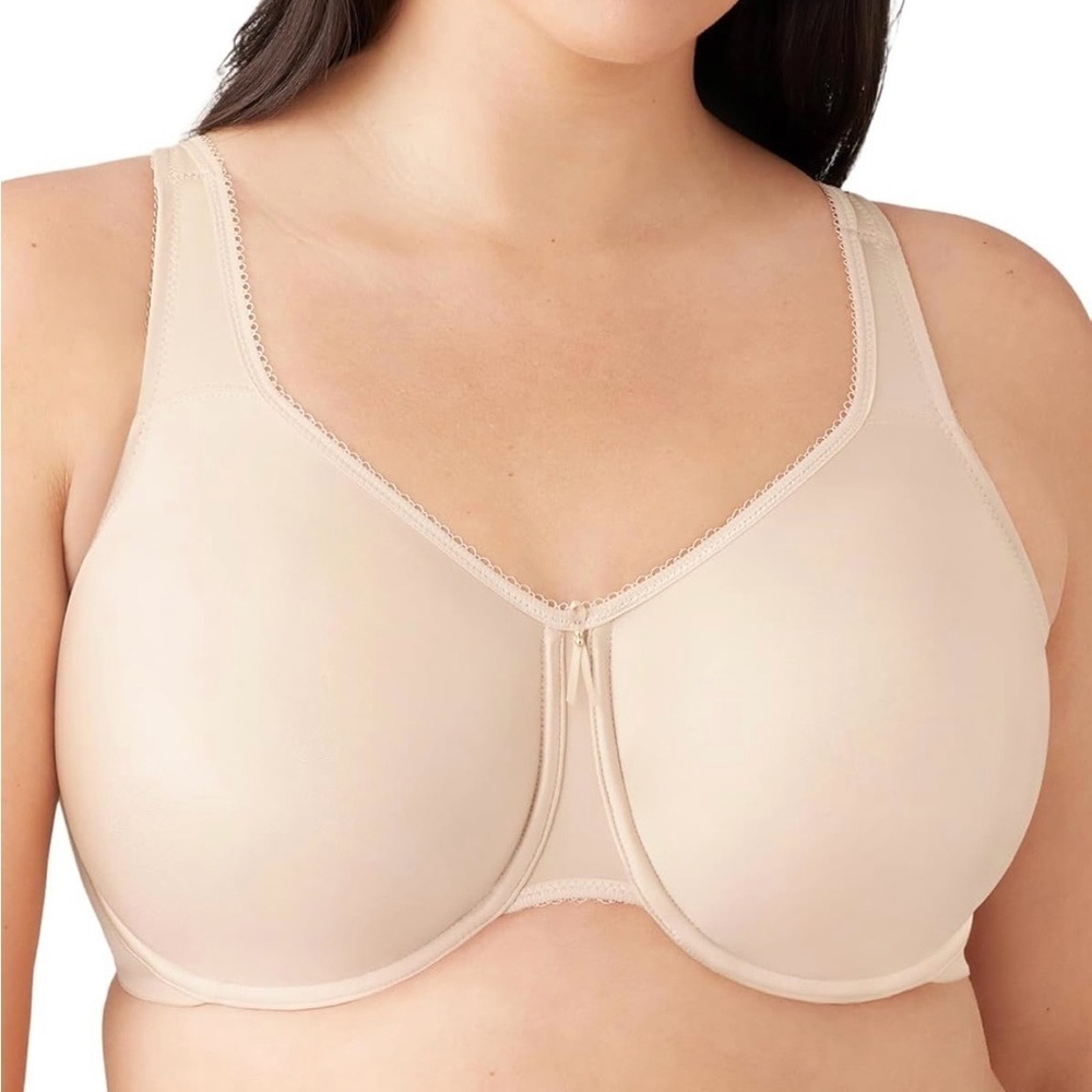 NWT Wacoal Basic Beauty Unlined Underwire Full Coverage Bra in Sand 34D